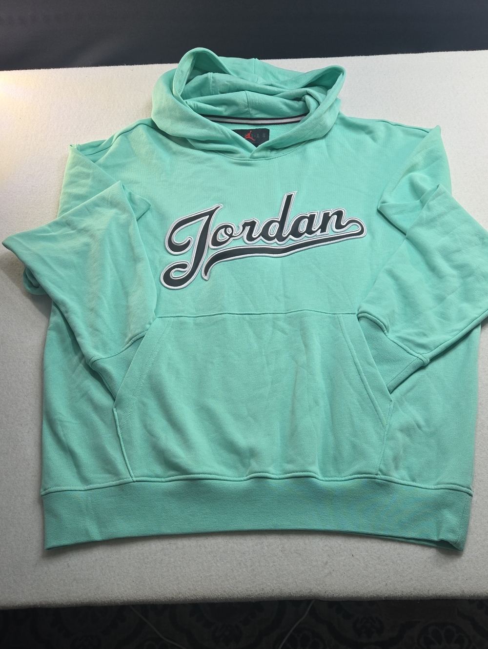 Jordan Flight MVP Men's Fleece Hoodie Emerald Rise (FN4613-349)